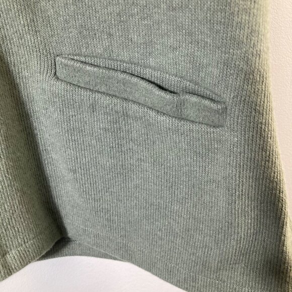 Womens FH Clothing Co Sweater Vest Soft Cotton Zip Green M Cotton Pockets Side S - Picture 5 of 9